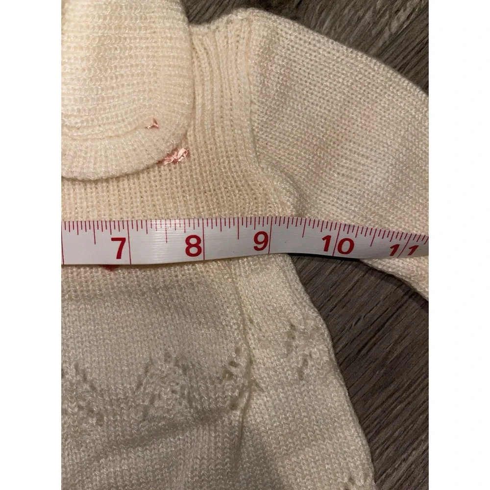 Vintage Neiman Marcus Made In Spain Knit/crochet Baby Dress, Sweater & Bonnet‎